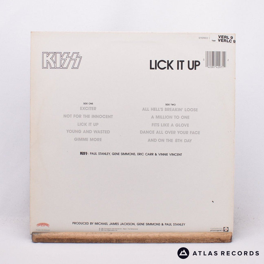 Kiss - Lick It Up - LP Vinyl Record - VG+/VG+
