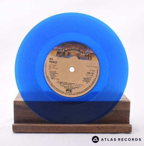 Kiss - New York Groove - Blue 7" Vinyl Record - VG