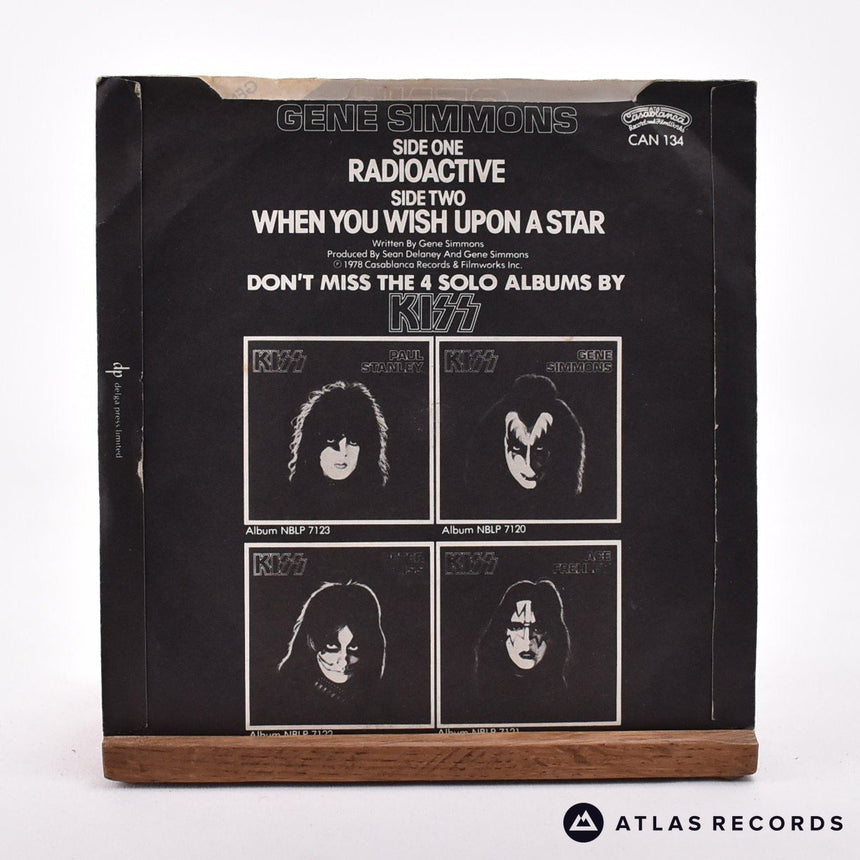 Kiss - Radioactive - Red Translucent 7" Vinyl Record - VG+/VG+