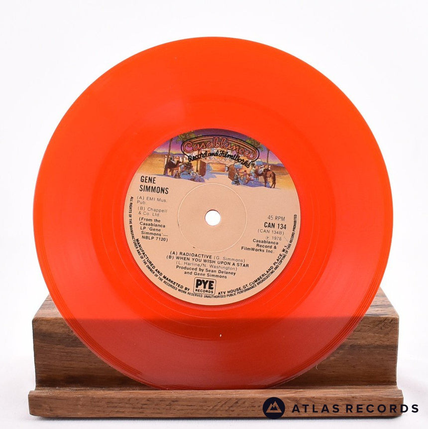Kiss - Radioactive - Red Translucent Limited Edition 7" Vinyl Record - VG+/EX