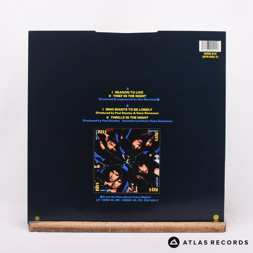 Kiss - Reason To Live - 12" Vinyl Record - EX/EX
