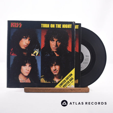 Kiss Turn On The Night 7" Vinyl Record - Front Cover & Record