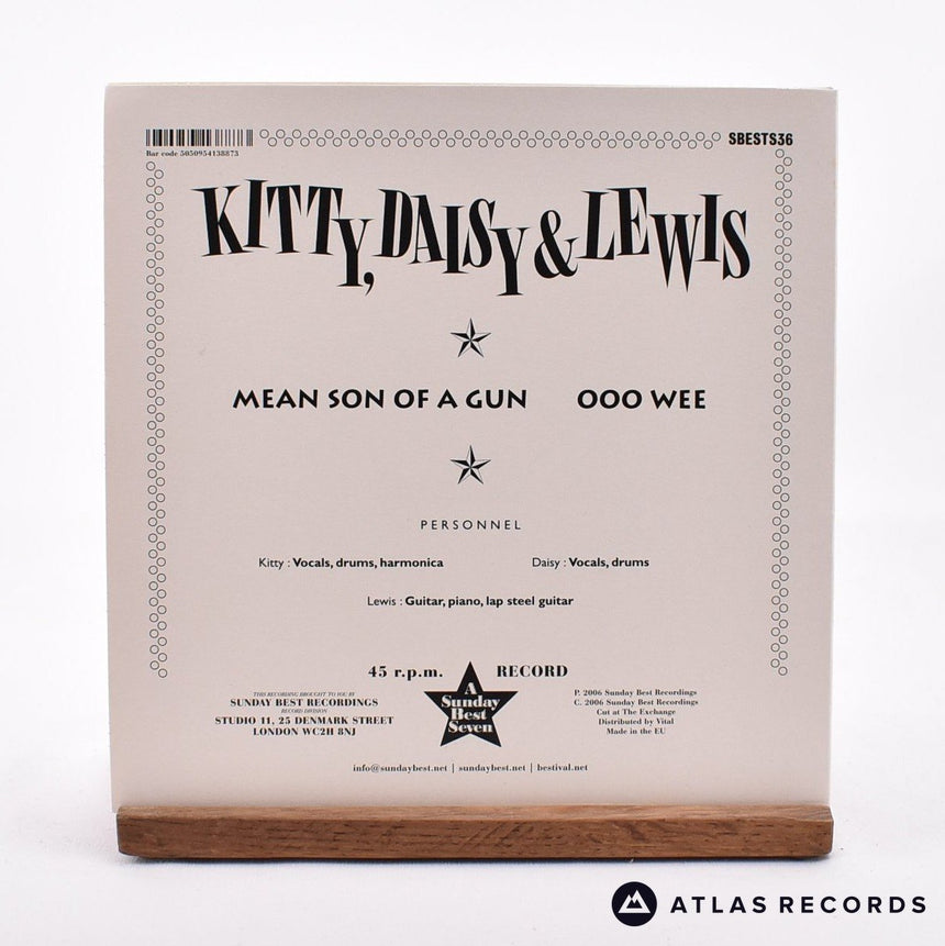 Kitty, Daisy & Lewis - Mean Son Of A Gun - 7" Vinyl Record - EX/NM