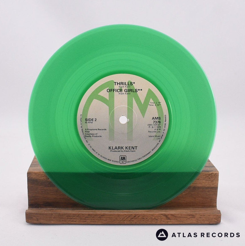 Klark Kent - Don't Care - Green 7" Vinyl Record - EX