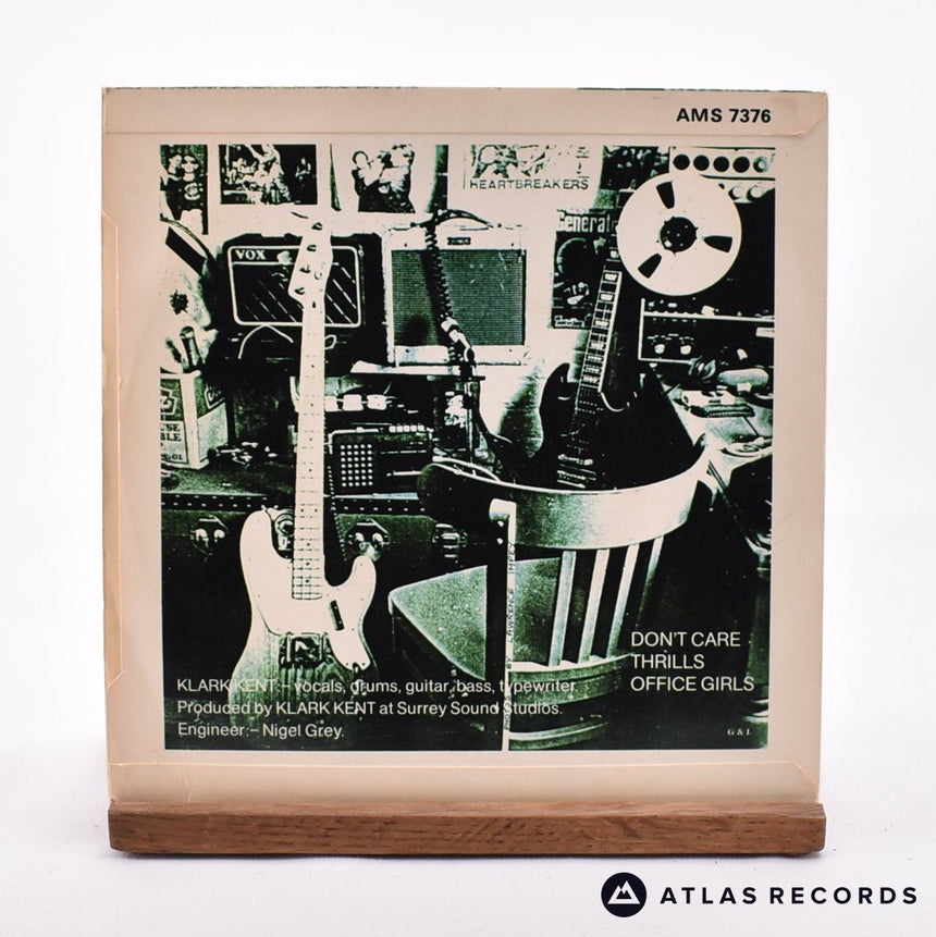 Klark Kent - Don't Care - Green 7" Vinyl Record - EX/NM