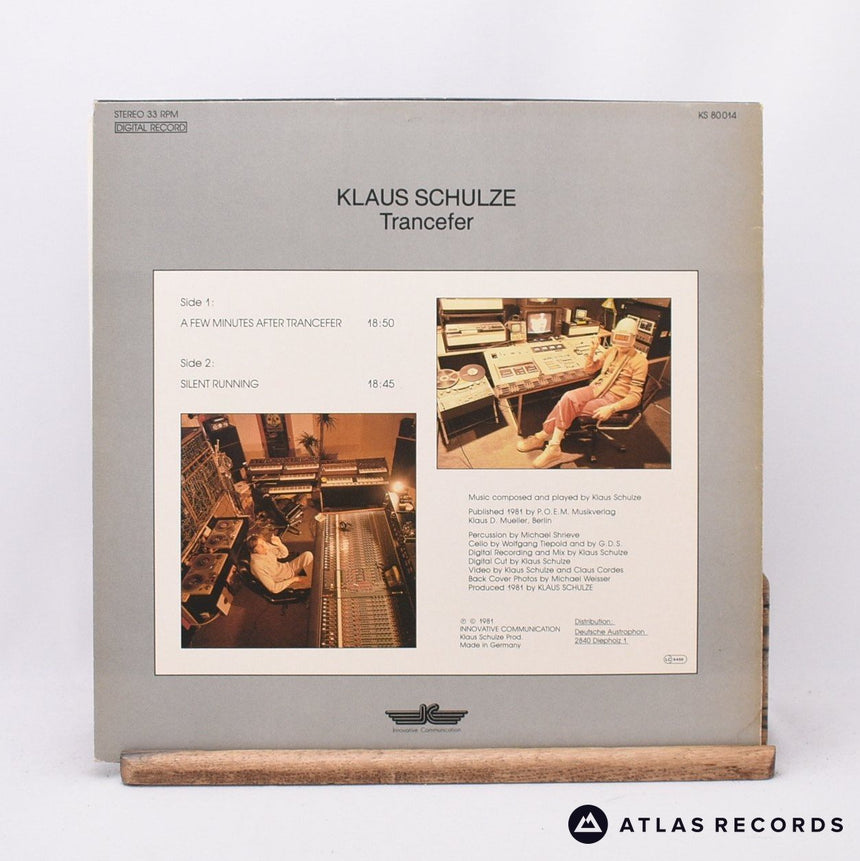Klaus Schulze - Trancefer - Germany LP Vinyl Record - EX/EX