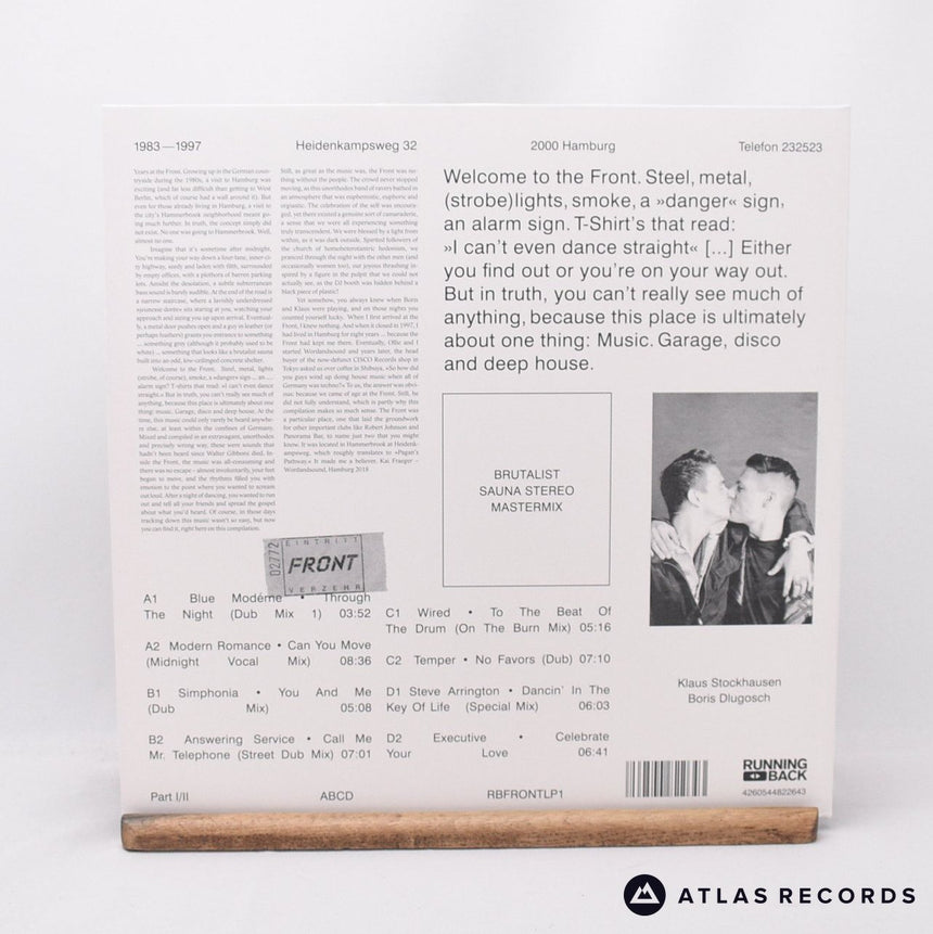 Klaus Stockhausen - Running Back Mastermix Presents - Front - 2 x 12" Vinyl