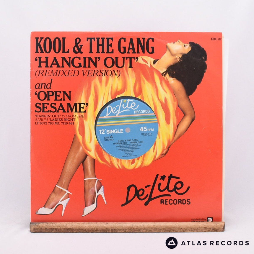 Kool & The Gang Hangin' Out 12" Vinyl Record - Front Cover & Record