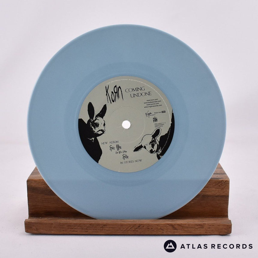 Korn - Coming Undone - Mirage Blue Limited Edition 7" Vinyl Record - NM/NM