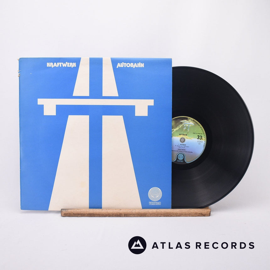 Kraftwerk Autobahn LP Vinyl Record - Front Cover & Record