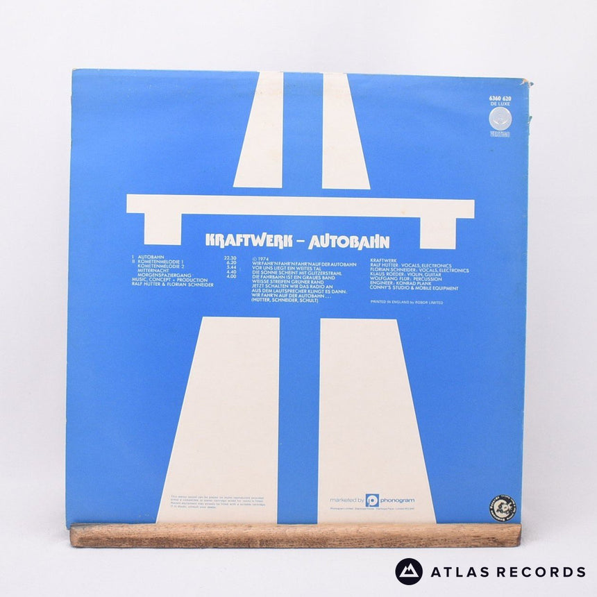 Kraftwerk - Autobahn - Embossed Sleeve LP Vinyl Record - EX/VG+