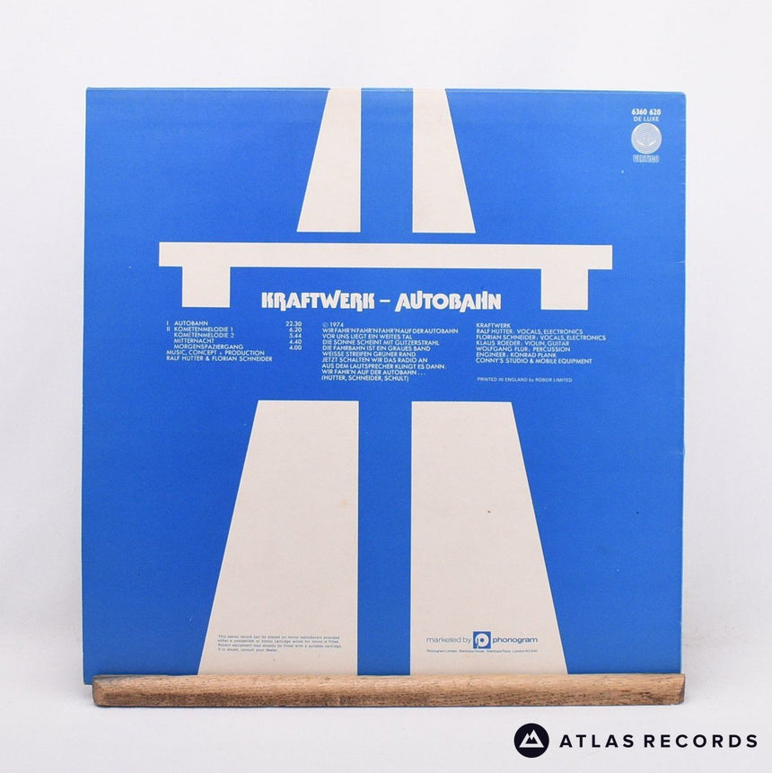 Kraftwerk - Autobahn - Repress LP Vinyl Record - VG+/EX