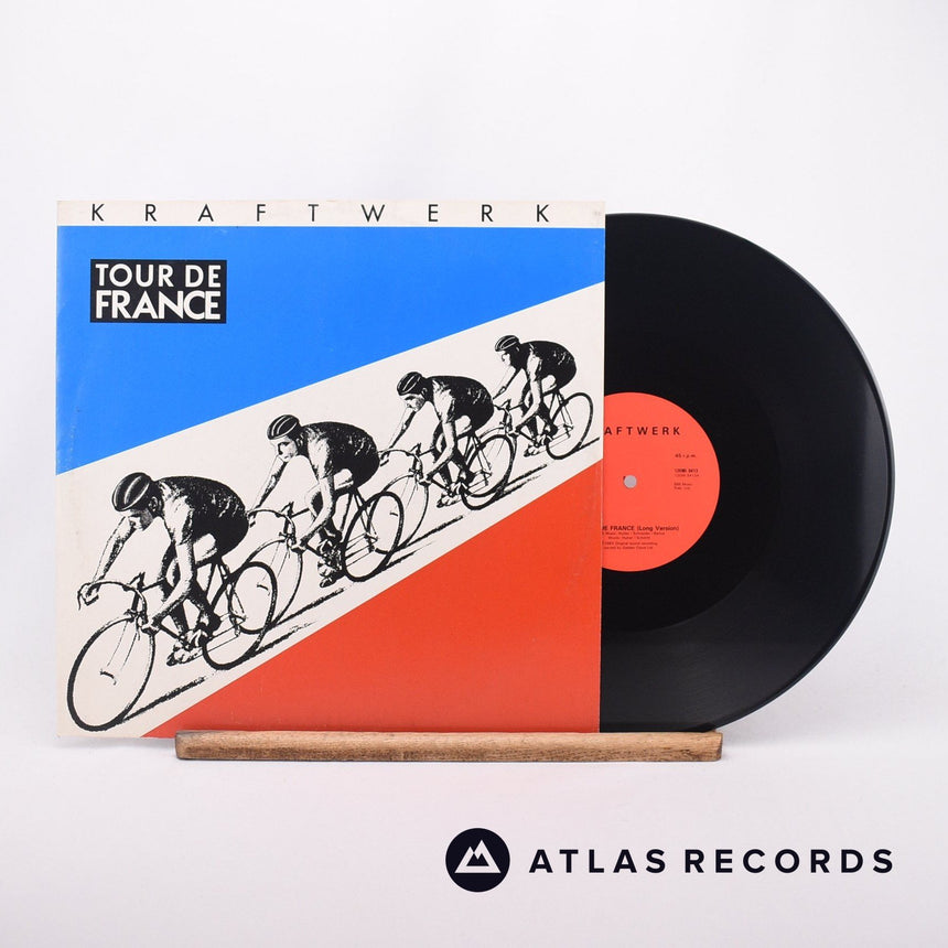 Kraftwerk Tour De France 12" Vinyl Record - Front Cover & Record