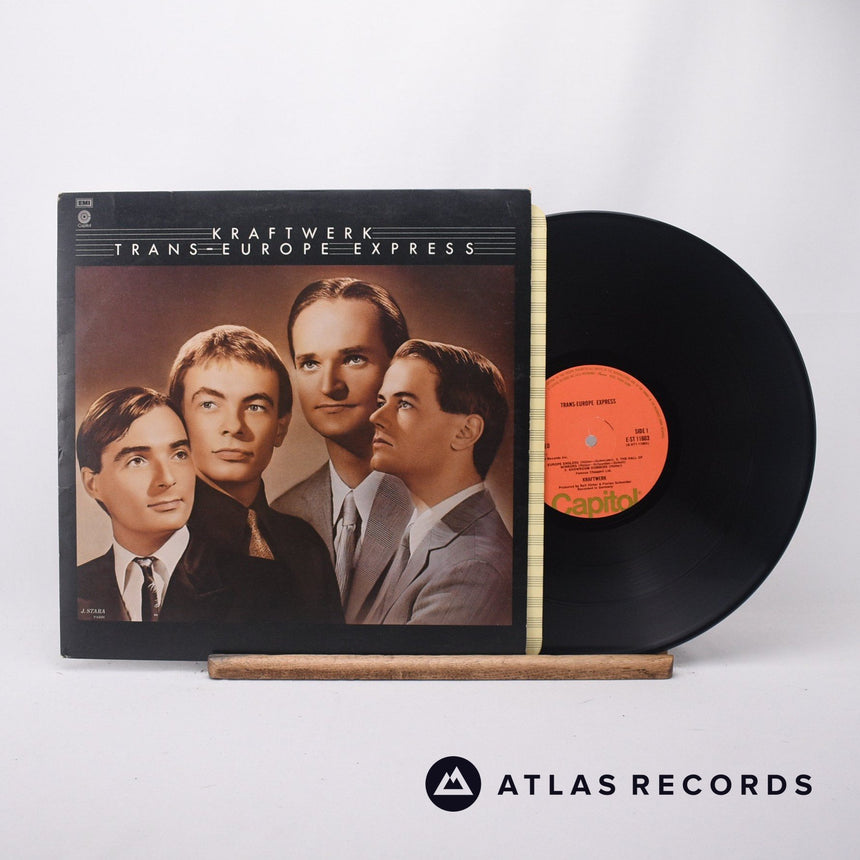 Kraftwerk Trans-Europe Express LP Vinyl Record - Front Cover & Record