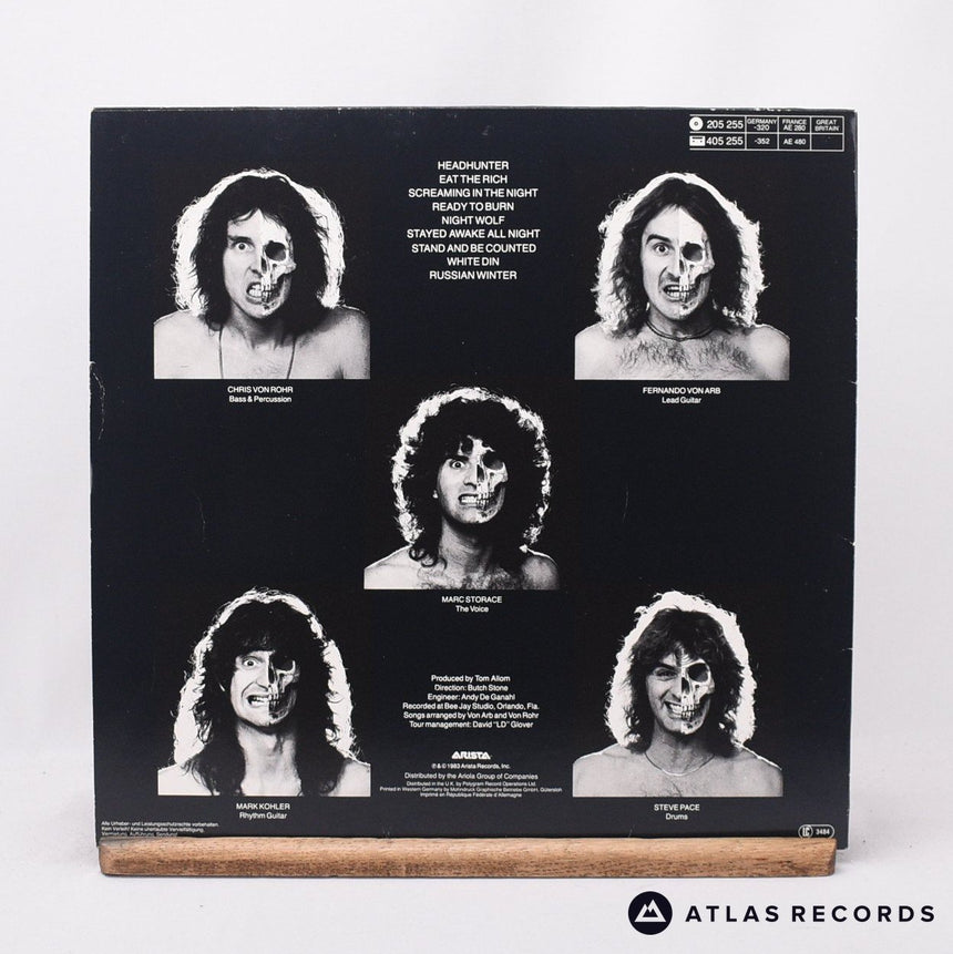 Krokus - Headhunter - A-1 B-1 LP Vinyl Record - EX/EX