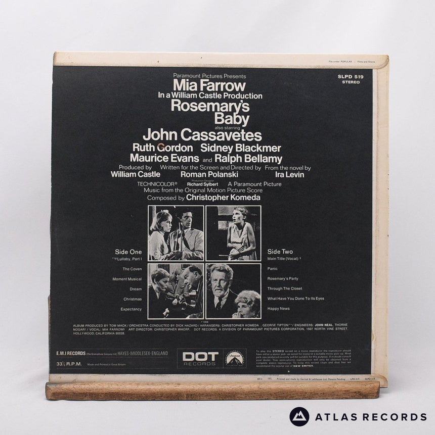 Krzysztof Komeda - Rosemary's Baby - LP Vinyl Record - VG+/EX