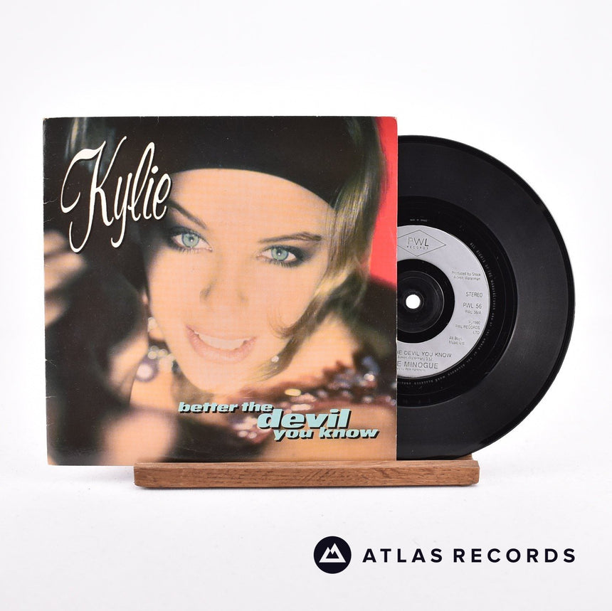 Kylie Minogue Better The Devil You Know 7" Vinyl Record - Front Cover & Record