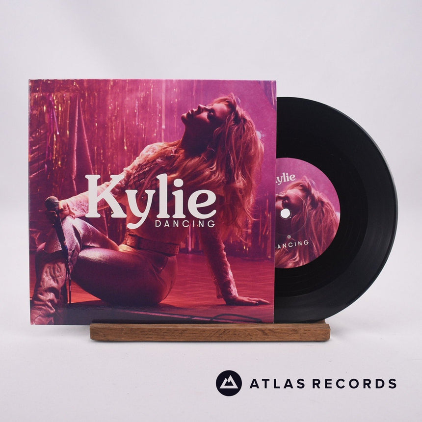 Kylie Minogue Dancing 7" Vinyl Record - Front Cover & Record