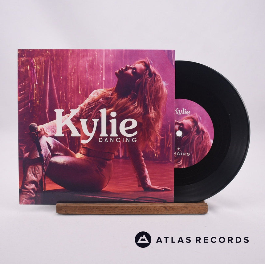 Kylie Minogue Dancing 7" Vinyl Record - Front Cover & Record
