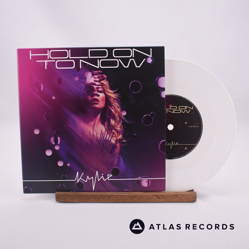 Kylie Minogue Hold On To Now 7" Vinyl Record - Front Cover & Record