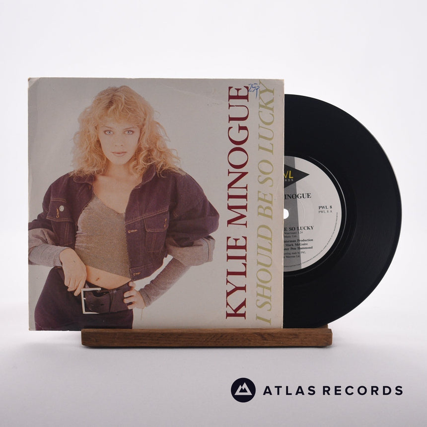 Kylie Minogue I Should Be So Lucky 7" Vinyl Record - Front Cover & Record