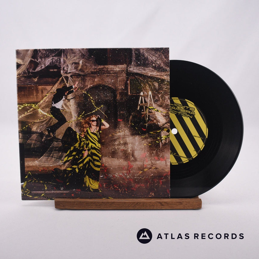 Kylie Minogue Lights Camera Action 7" Vinyl Record - Front Cover & Record