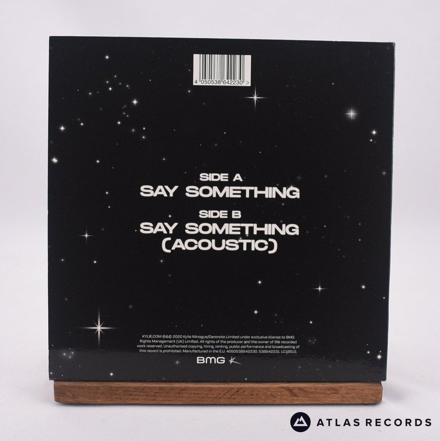 Kylie Minogue - Say Something - Red Limited Edition 7" Vinyl Record - NM/NM