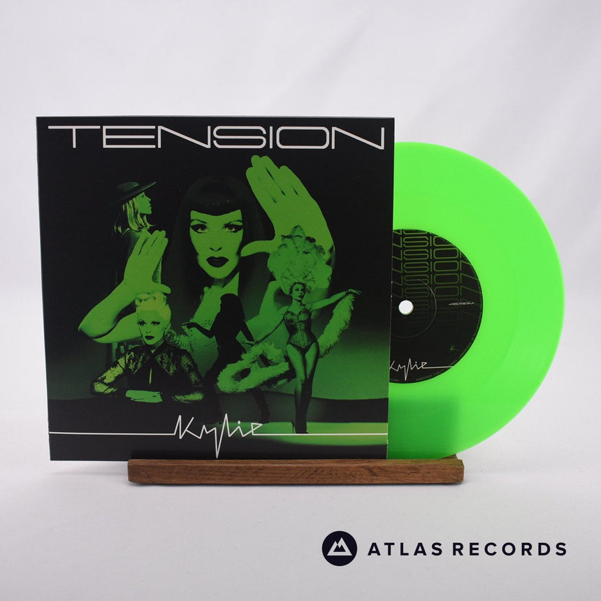Kylie Minogue Tension 7" Vinyl Record - Front Cover & Record