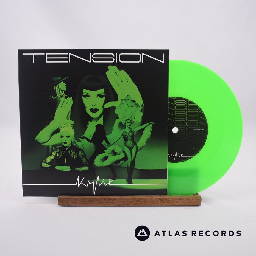Kylie Minogue Tension 7" Vinyl Record - Front Cover & Record