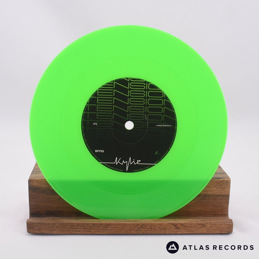 Kylie Minogue - Tension - Green Fluorescent 7" Vinyl Record - NM/NM