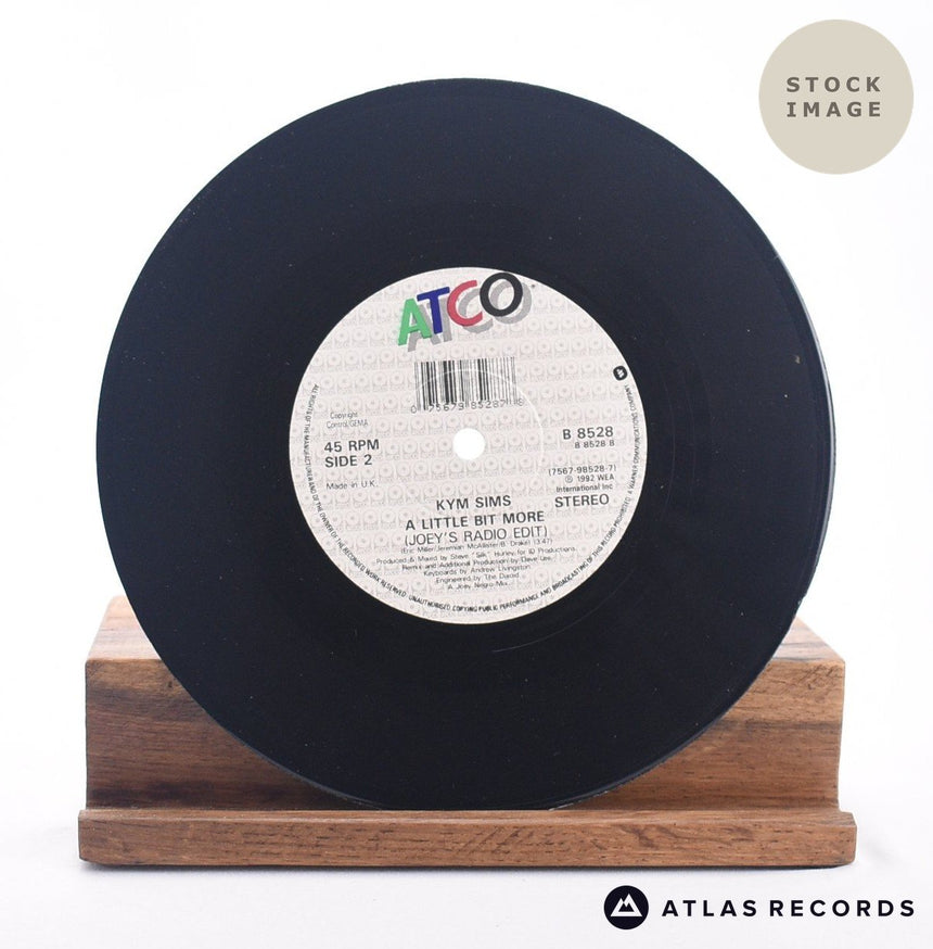 Kym Sims A Little Bit More 7" Vinyl Record - Record B Side