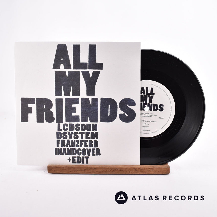 LCD Soundsystem All My Friends 7" Vinyl Record - Front Cover & Record