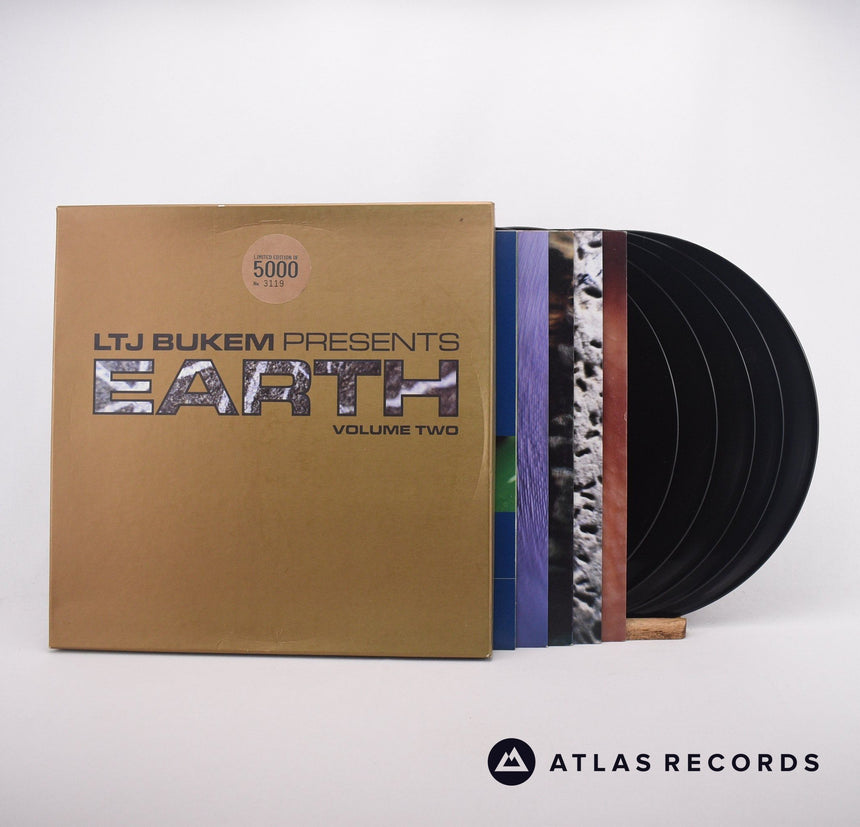 LTJ Bukem Earth Volume Two 5 x 12" Vinyl Record - Front Cover & Record