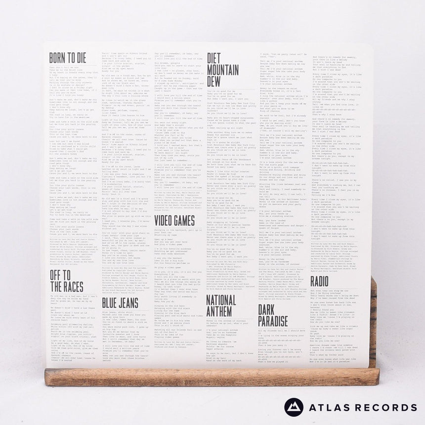 Lana Del Rey - Born To Die - Insert Repress -A -B 2 x LP Vinyl Record - NM/NM