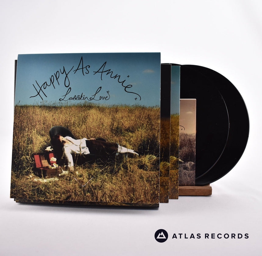 Larrikin Love Happy As Annie 2 x 7" + CD Box Set Vinyl Record - Front Cover & Record