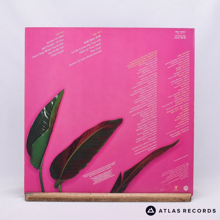 Larry Graham - Sooner Or Later - Strawberry LP Vinyl Record - EX/EX