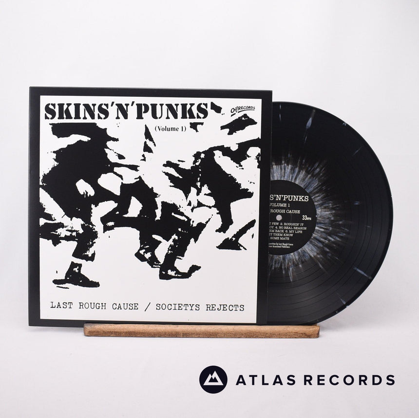 Last Rough Cause Skins 'N' Punks LP Vinyl Record - Front Cover & Record
