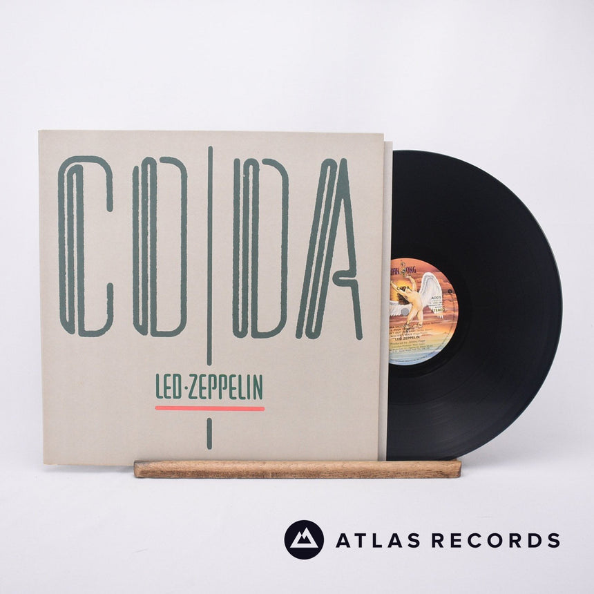 Led Zeppelin Coda LP Vinyl Record - Front Cover & Record