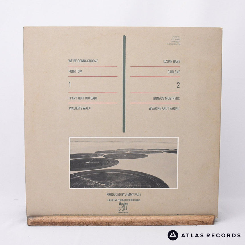 Led Zeppelin - Coda - Embossed Sleeve A2 B LP Vinyl Record - EX/EX