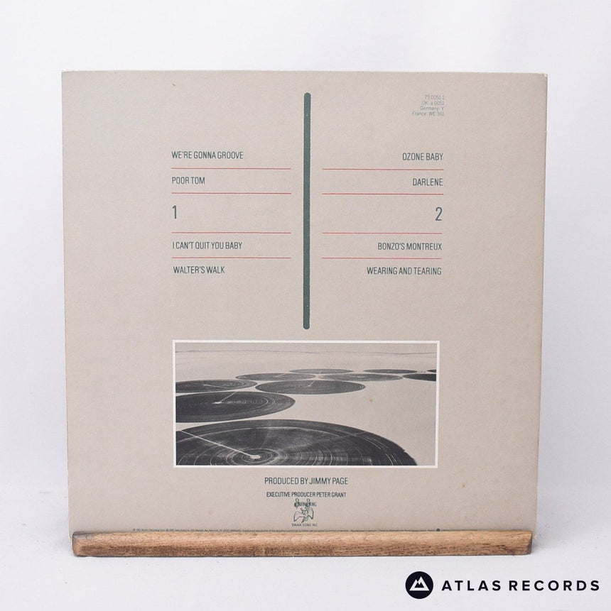 Led Zeppelin - Coda - Embossed Sleeve A2 B LP Vinyl Record - NM/EX