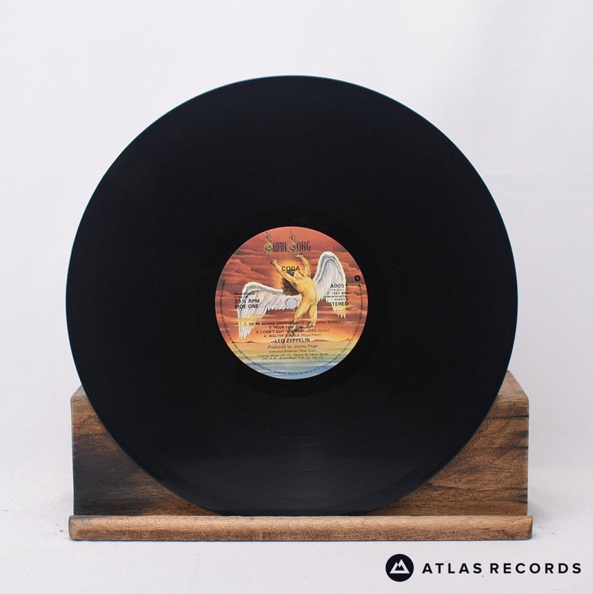 Led Zeppelin - Coda - Embossed Sleeve A2 B LP Vinyl Record - EX/EX