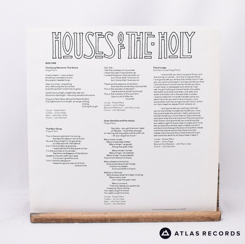 Led Zeppelin - Houses Of The Holy - 200G Quiex Reissue LP Vinyl Record - NM/NM