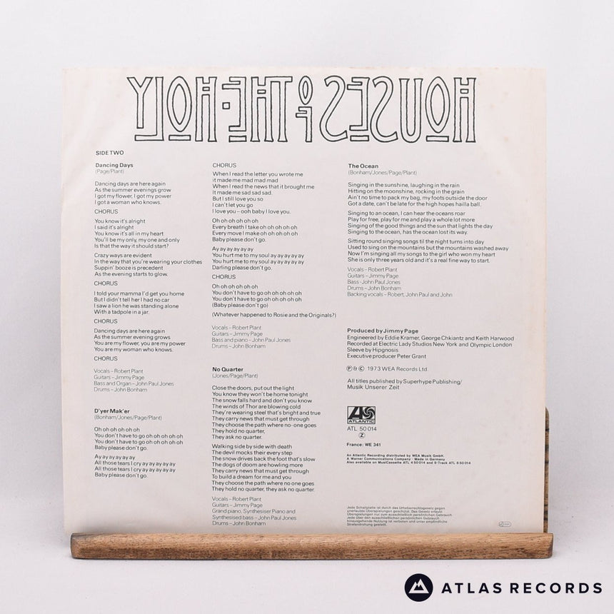 Led Zeppelin - Houses Of The Holy - Reissue Gatefold LP Vinyl Record - VG+/EX