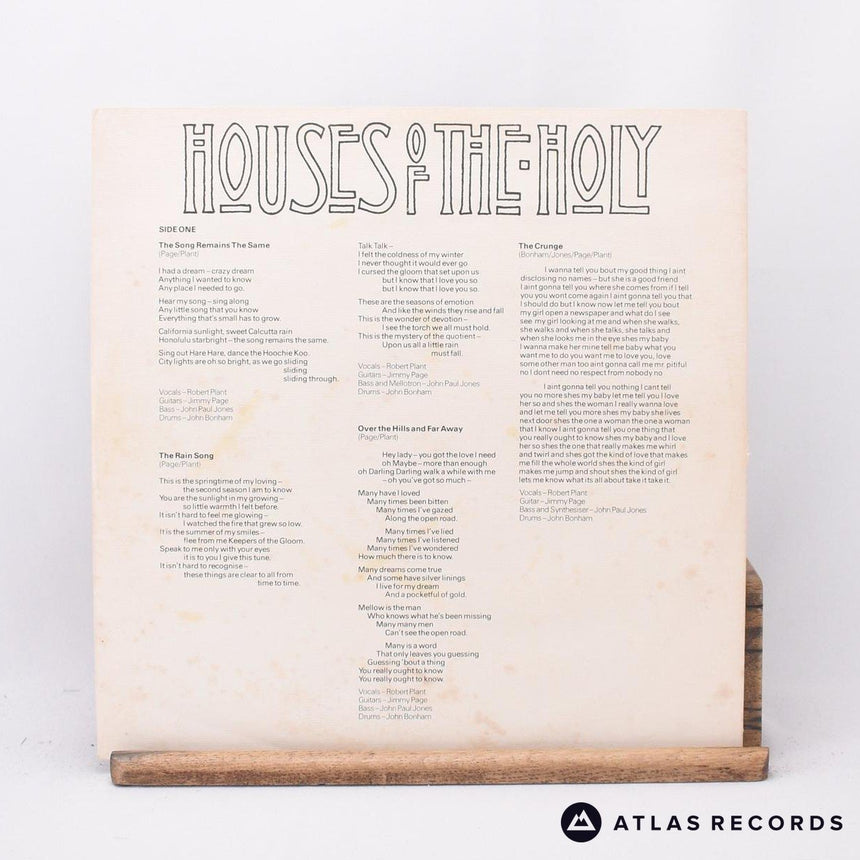 Led Zeppelin - Houses Of The Holy - Mpo A B LP Vinyl Record - VG+/VG+