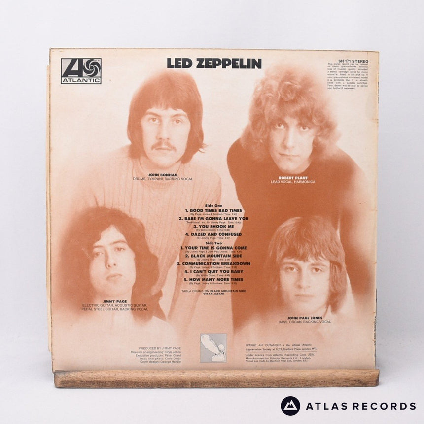 Led Zeppelin - Led Zeppelin - First Uk Press LP Vinyl Record - VG+/VG+