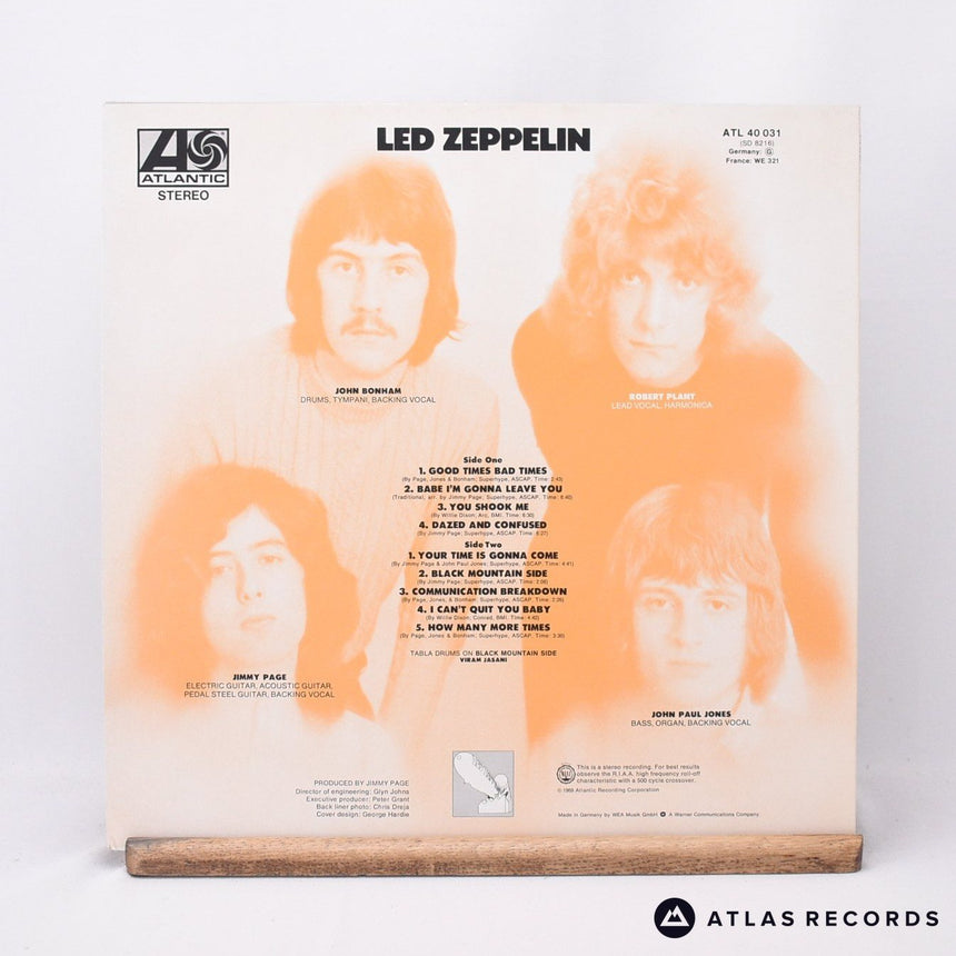 Led Zeppelin - Led Zeppelin - Reissue Strawberry A2 B3 LP Vinyl Record - EX/VG+