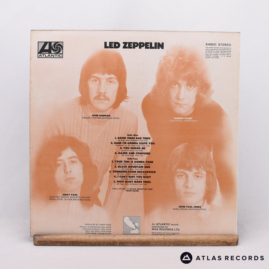 Led Zeppelin - Led Zeppelin - Bilbo A1 B1 LP Vinyl Record - EX/EX
