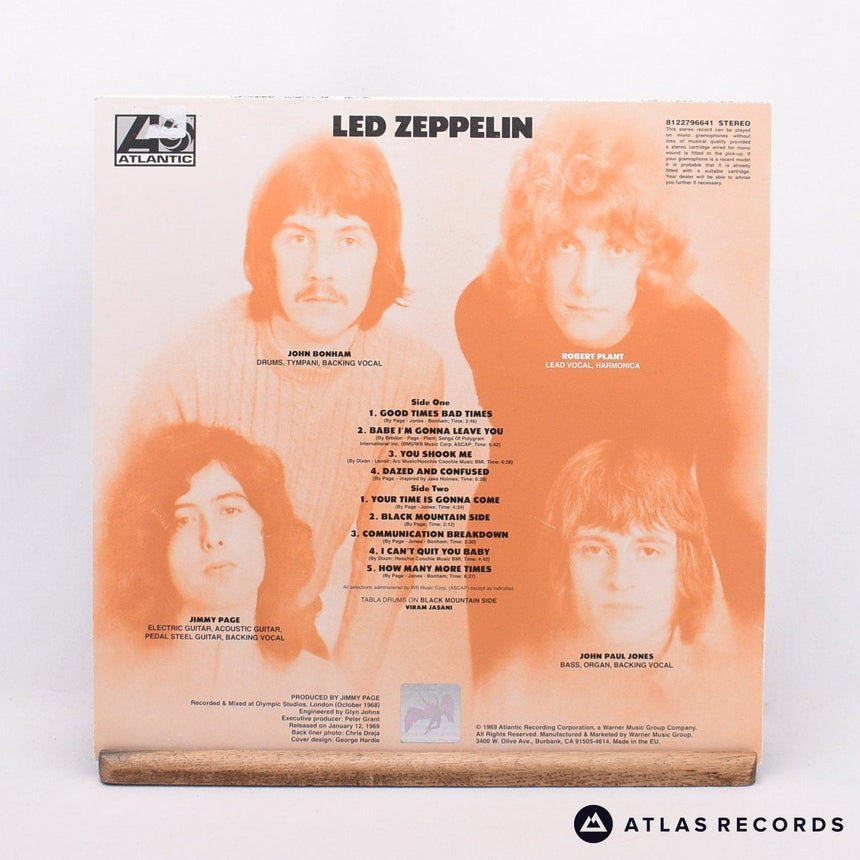 Led Zeppelin - Led Zeppelin - 180G Reissue Remastered LP Vinyl Record - VG+/EX