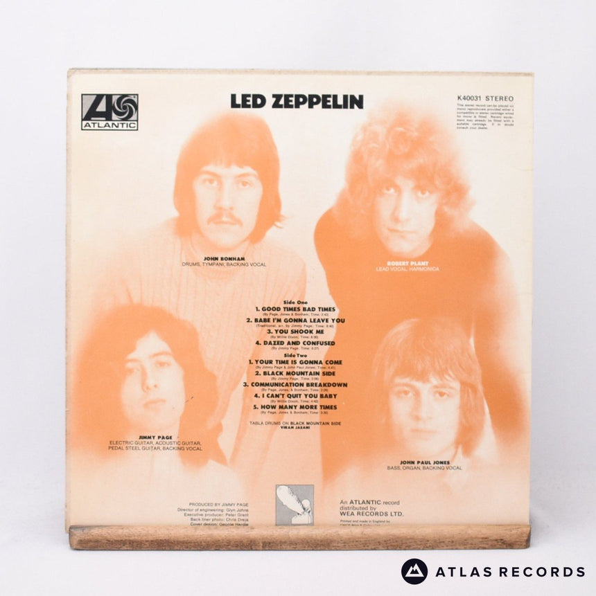 Led Zeppelin - Led Zeppelin - Reissue LP Vinyl Record - VG+/VG+