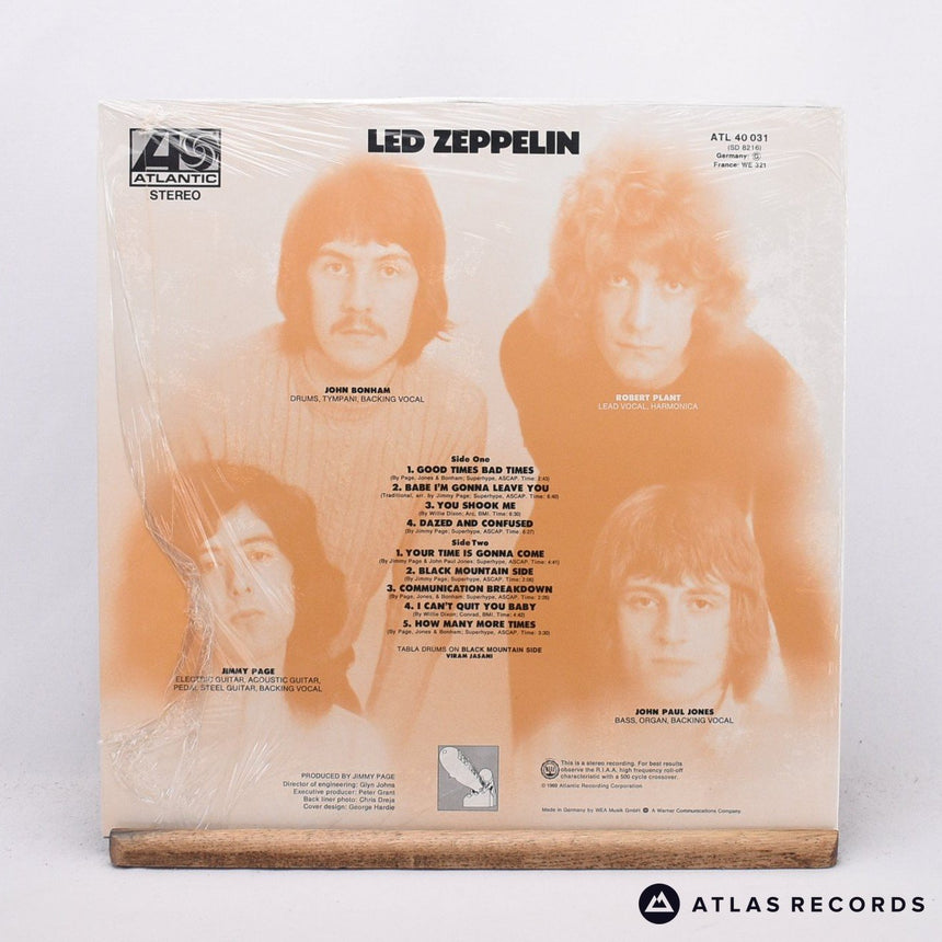 Led Zeppelin - Led Zeppelin - Misprint Reissue A2 B4 LP Vinyl Record - EX/EX